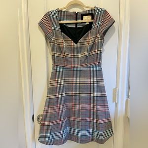 Moulinette Soeurs by Anthropologie Plaid Mini Dress size 4